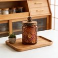 thumbnail image 4 of Glass Storage Jar 700 ml with Airtight Lid for Kitchen Snacks Tea and Dry Food Storage – Blue Red Brown Green Yellow, 4 of 6