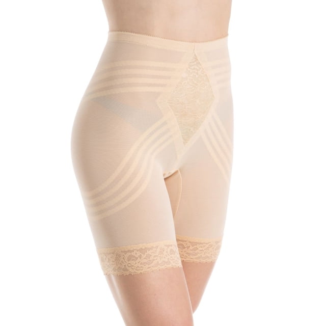 Gaine pour Femmes Rago 679, Longue Jambe, avec Bandes de Contour (Beige TG)