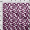 thumbnail image 2 of oneOone Velvet Dark Magenta Fabric Florals Craft Projects Decor Fabric Printed By The Yard 58 Inch Wide-D6O, 2 of 4