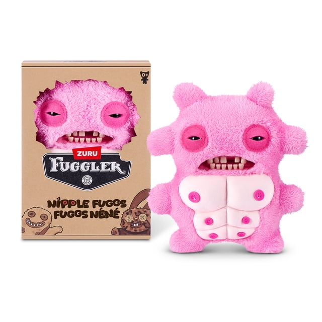 Fuggler Nipple Fuggs 9 Inch (Sir Nobbynuts) by ZURU - Ugly Monster Plush for All Ages