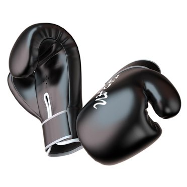 Gants de Boxe pour Hommes et Femmes, Sparring MMA, Kickboxing, Combat, Sac de Frappe, Mitaines, Noir 10oz_Black