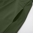 thumbnail image 3 of Mrat Mini Skirt Mode Femmes Robe Décontractée Taille Haute Couleur Unie Jupe à Poches Robe Jupes Midi P-231 Vert P, 3 of 6