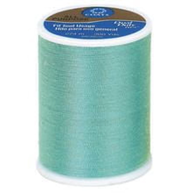 Coats & ClarkTM Fil Tout Usage 100 % Polyester, Bobine de 300 Yards en Teinte Verdâtre, Fil de Polyester corespun de Poids Moyen pour des Coutures Solides et Durables, Convient à la Couture à la machine Ou à la Main sur Tissus Tissés Ou Tricotés, Montré Vertical avec Étiquette sur le Dessus.