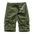 thumbnail image 1 of Diufon Men's Hiking Cargo Shorts Spring Summer Casual Loose Button Drawstring Waisted Outdoor Sport Shorts with Pockets, 1 of 6