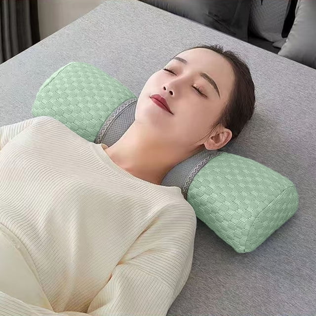 Neck Pillow Cervical Neck Pillow Neck Support Pillow Lumbar Support Pillow Memorys Bolster Pillow Comforts For Bed For Side Sleepers Back Sleeper