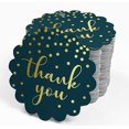thumbnail image 4 of Inkdotpot 100 Pack Thank You Bridal Shower Favor Paper Tags Craft Real Gold Foil Hang Tags, 4 of 6