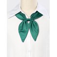 thumbnail image 2 of INSPIRE CHIC Robe de Marin pour Femme Pré-Nouée avec Nœud Papillon Nœud Papillon Décor Vert Foncé Taille Unique, 2 of 5