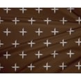 thumbnail image 4 of oneOone Polyester Lycra Fabric Plus Sign Kasuri Printed Fabric 1 Yard 56 Inch Wide, 4 of 4