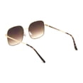 thumbnail image 5 of Time & Tru Ladies Gold Square Aviator Sunglasses, 5 of 5