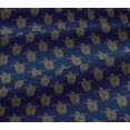 thumbnail image 5 of oneOone Viscose Jersey Fabric Turtle Block Print Fabric By The Yard 60 Inch Wide, 5 of 5