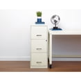 thumbnail image 4 of Space Solutions 18in 3 Drawer Vertical Organizer Cabinet for Office, White, 4 of 7