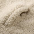 thumbnail image 4 of Womens Fuzzy Fleece Jackets 2023 Clearance Solid Zipper Sharpa Coat Fall Winter Warm Thick Hooded Jacket with Pockets, 4 of 6