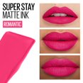 thumbnail image 4 of Maybelline New York SuperStay Matte Ink Rouge à Lèvres Liquide, Longue Tenue, Couleur Intense à Haut Impact, romantic ,5 ml, 4 of 5