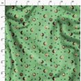 thumbnail image 3 of Soimoi Georgette Viscose Fabric Moon & Stars Galaxy Print Sewing Fabric Yard 42 Inch Wide, 3 of 6