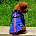 thumbnail image 2 of MesaSe Pet Printed Cold Weather Coat Harness Pet Winter Warm 2 In 1 Outfit Padded Jacket For Small Puppy Dogs, 2 of 8
