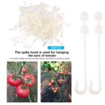 thumbnail image 4 of Plastic Plants Clips, Vegetable Vine Hook, Not Easy To Break 3.74x0.59inch For Vegetables Tomato, 4 of 8