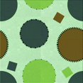 thumbnail image 1 of Ahgly Company Machine Washable Indoor Square Transitional Light Green Area Rugs, 4' Square, 1 of 7