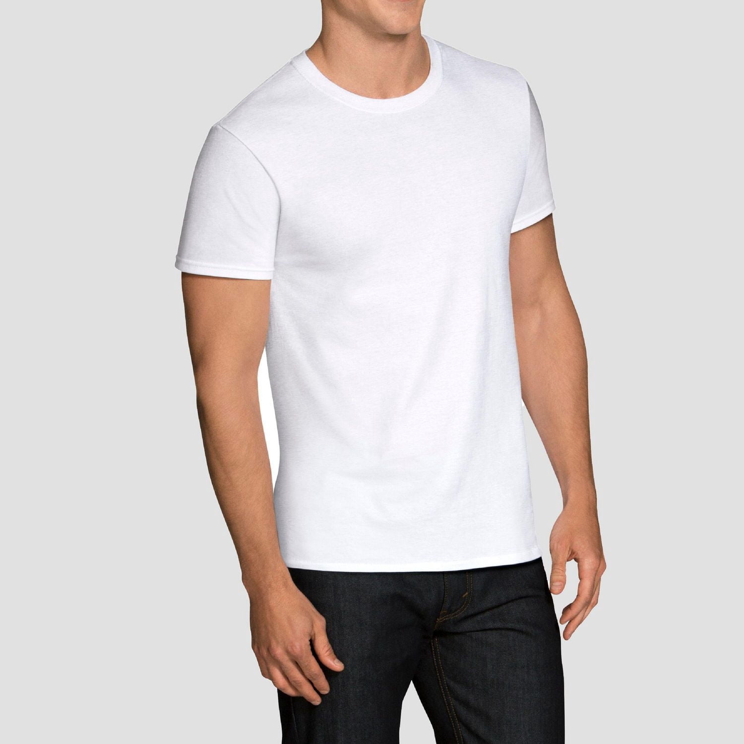 T-shirts à encolure ronde de Fruit of the Loom pour hommes, paq. 4