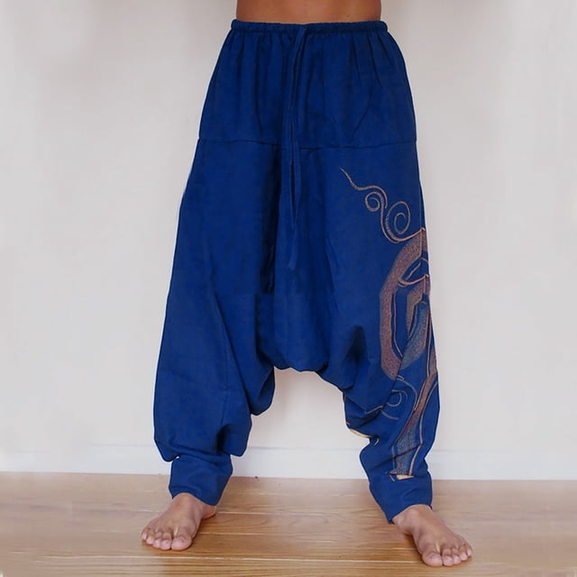 Birdeem Mens Drawstring Printing Casual Long Trousers Running Joggers Sweatpants