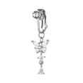 thumbnail image 1 of Piercing-free Butterfly Belly Button Nail Fake Belly Button Ring No Piercing Sexy Belly Button, 1 of 8