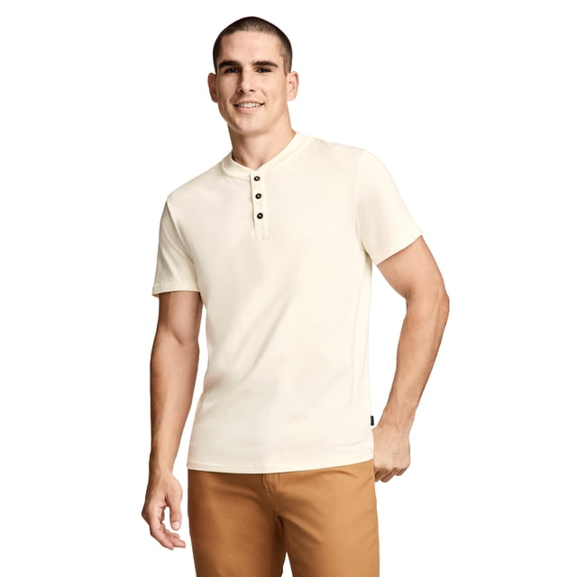 Jockey Outdoors Men's 100% Cotton Short Sleeve Henley