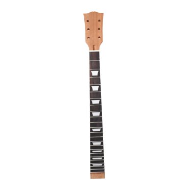 Cou de Guitare Électrique Noir en Bois d'Érable Remplacement 22 Frites Fingerboard pour