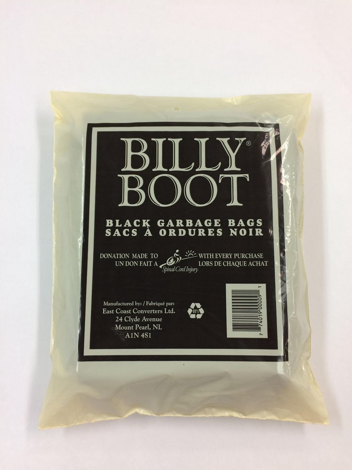 Billy Boot Black Garbage Bags 26 x 34