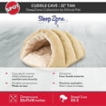 thumbnail image 4 of Ethical Pets Sleep Zone 22" Small Cuddle Cave Dog and Cat Pet Bed, 4 of 9