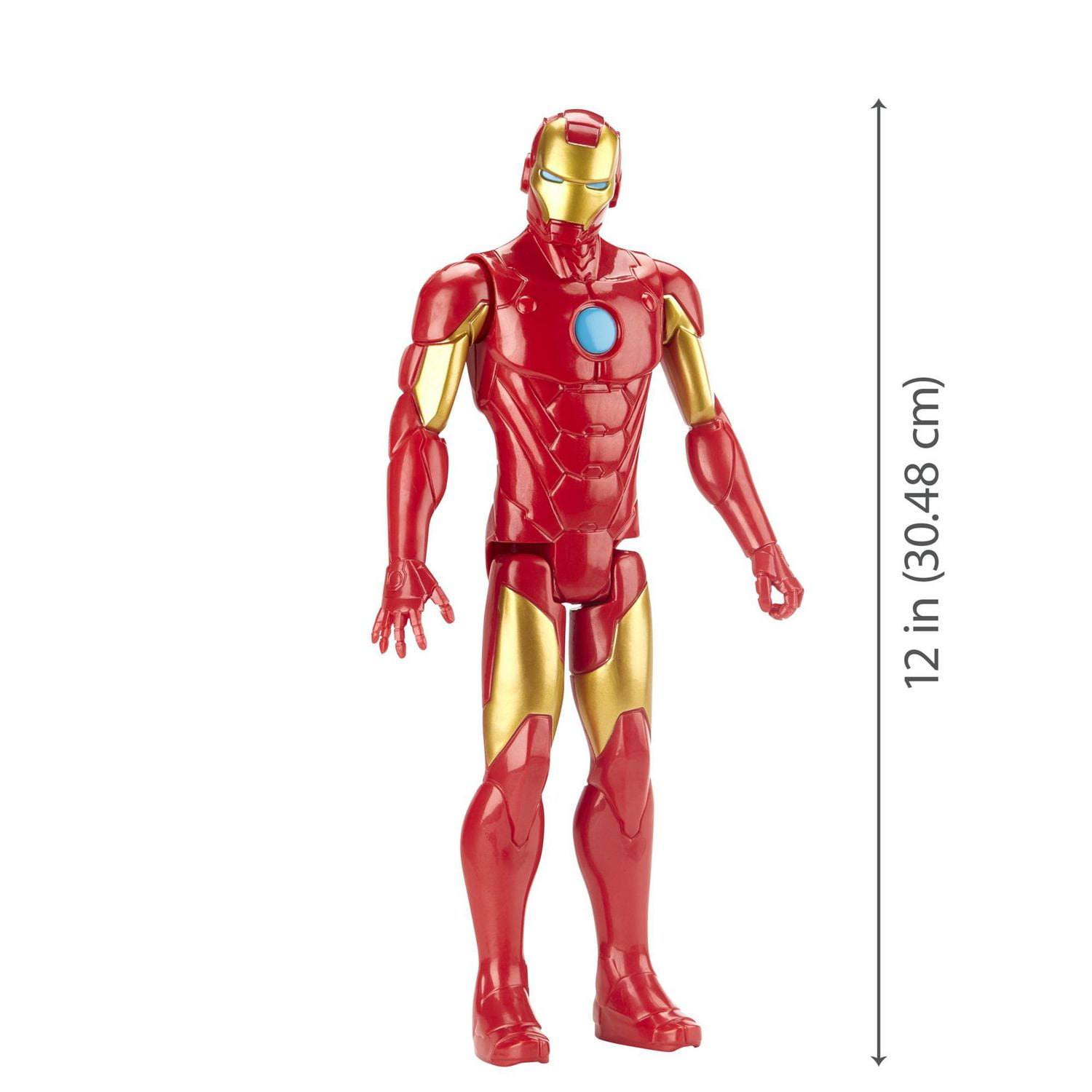 Marvel Avengers Titan Hero Series, figurine Iron Man de 30 cm, inspirée de l'univers Marvel, pour enfants à partir de 4 ans