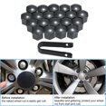 thumbnail image 1 of 20pcs Universelle 19mm Écrou de Roue Couvre les Bouchons d'Écrou à Crampons Protecteur de Vis, 1 of 6