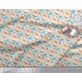 thumbnail image 2 of Soimoi Georgette Viscose Fabric Tree & Dinosaur Animal Decor Fabric Printed Yard 42 Inch Wide, 2 of 3