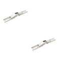 thumbnail image 1 of QualitChoice Cold Rolled Steel Hinge Mirror Polished Replacement Modified Punch-free Cabinet Wardrobe Cupboard Hinges Accessories Silver 2PCS, 1 of 6