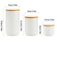 thumbnail image 3 of Tea Coffee Sugar Canisters 8.8 Oz Sugar Container Ceramic Tea Jars With Airtight Lid Kitchen Canisters Food Storage Jars Tea Coffee Canisters Set, 3 of 6