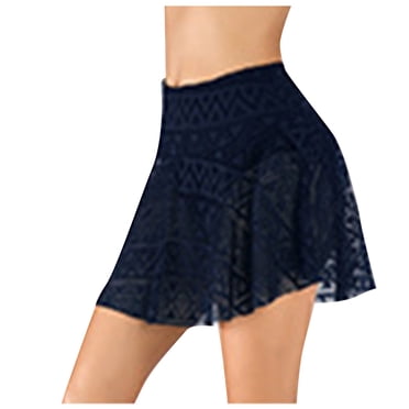 Pisexur Jupe Mode Femmes Confortable Décontractée Taille Haute Couleur Unie Jupe de Bain Pantalon de Plage Jupe Femmes Robe