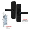 thumbnail image 2 of Serrure de Porte Intelligente avec Poignée, Entrée Sans Clé, Serrure de Porte pour Porte d'Entrée, Serrure Wi-Fi, Application Smart Life Free, Télécommande de Porte 35-120 mm, Installation Facile, 2 of 5