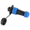 thumbnail image 4 of Waterproof Plug Socket, Electrical Cord Connector, IP68 Waterproof Power 2-9 Pin Plug Socket Kit for Electrician Wiring, Electrical Outlet Switches, 4 of 7