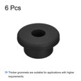 thumbnail image 3 of Unique Bargains Rubber Grommet Mount Dia 3/4' (19mm) Round T Type for Wire Protection 6 Pack, 3 of 5