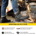 thumbnail image 4 of SAFETOE Welding Boots for Men Composite Toe Safety Boots Fire Resistant Welding Boot 300℃Heat Resistant Welder Working Boots, 4 of 6