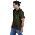 thumbnail image 4 of Atasi Short Kurta Mandarin Collar Tee Solid Short Sleeve Henley Shirt With Pocket, 4 of 7