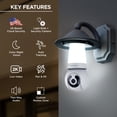 thumbnail image 2 of Merkury Smart 2K Light Bulb Security Camera, 360˚ Pan Tilt, 4MP HD Video, Night Vision, Motion Alerts, 2 of 9