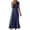 Navy, variant on Amzcrzy Dresses for Women Solid Color Sleeveless Spring Dresses V Neck Button Summer Dress Comfortable Cotton Linen Dress Trendy Turndown Collar Maxi Dresses