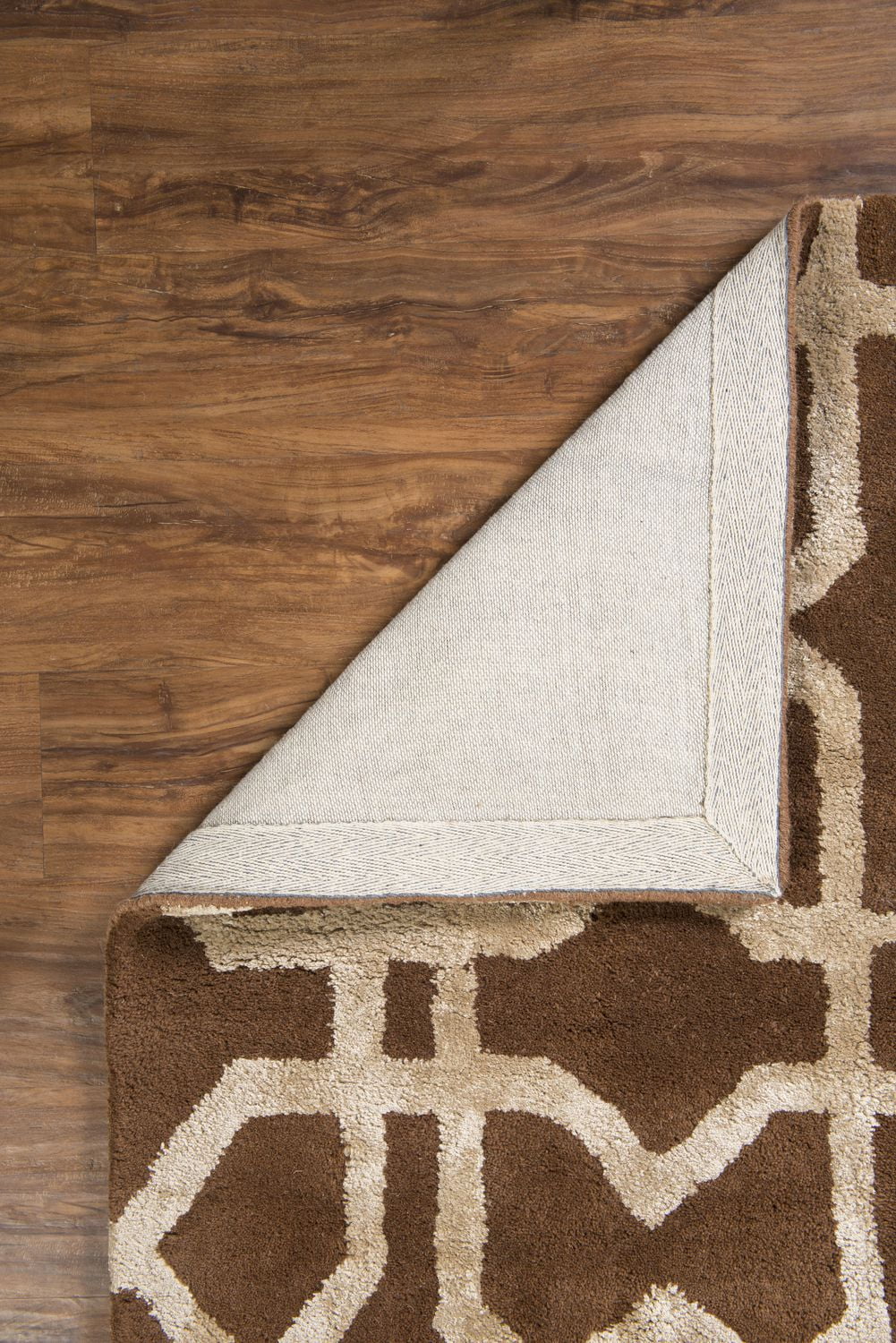 Tapis en Laine Aspire Xs marron et sable de 8 pi x 11 pi