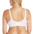 thumbnail image 2 of Bali Womens Cotton Double Support Wirefree Bra, 36D, White, 2 of 2