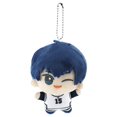 thumbnail image 1 of Blue Lock Isagi Yoichi Plush Keychain, 4.7 Inch Anime Charm with Jersey, 1 of 1