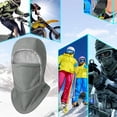 thumbnail image 3 of Unisex Windproof Thermal Ski Hood For Cold Weather Full Face Coverage Neck Gaiter Ideal Snowboarding Motorcycle Riding Outdoor Winter Sports, 3 of 4