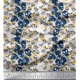 thumbnail image 1 of Soimoi Moss Georgette Fabric Skull Halloween Print Fabric by Yard 42 Inch Wide, 1 of 3