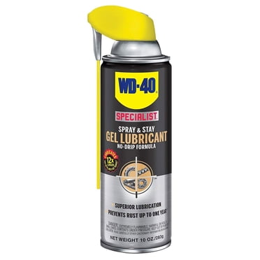 WD-40 Specialist Spray and Stay Gel Lubricant No Drip Aerosol Spray, 10 Ounce