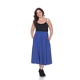 thumbnail image 2 of White Mark Jupe Midi Évasée Tasmin pour Femmes, 2 of 6