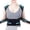 Black, variant on PLHWHYQ Unisex Posture Corrector, Adjustable Back Straightener Brace, Breathable Back Support Belt for Men Women Black S
