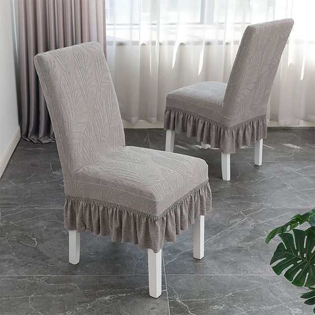 Jacquard Elastic Dining Chair Cover Universal Fit for Home Hotel Restaurant Furniture